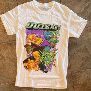 Outkast Graphic White T-Shirt - Short Sleeve